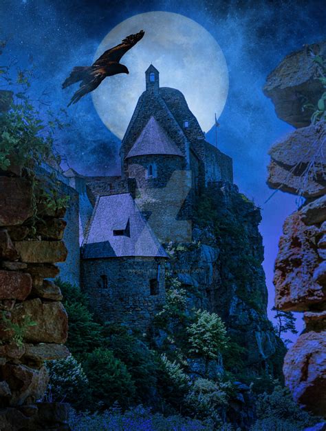 Midnight Castle Premium Background by Pissenlit00 on DeviantArt