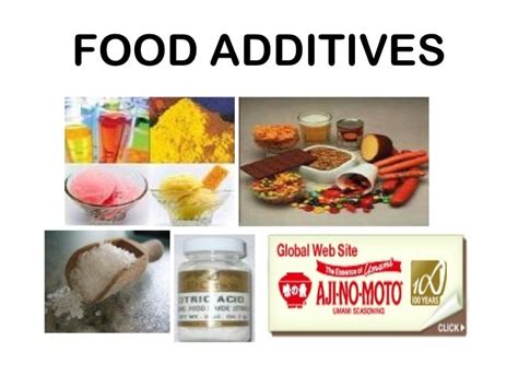 ARTIFICIAL FOOD ADDITIVES; FRIENDS OR FOES - Grace Ngo Foundation