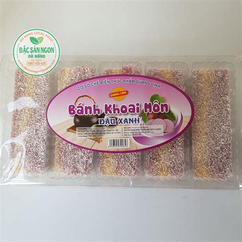 Bánh khoai môn đậu xanh