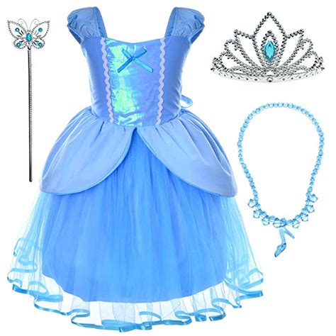 Princess Dress Up Costume For Toddler Girls Birthday Party 2T-6T ...