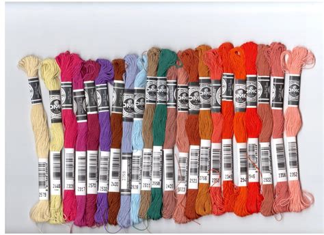 DMC Flower Thread Pack of 10 Select Your Own Colors