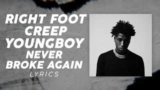 YoungBoy Never Broke Again - Right Foot Creep (LYRICS) "I said right ...