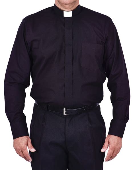 Traditional Clerical Shirt Long Sleeve - Liturgical Vestments