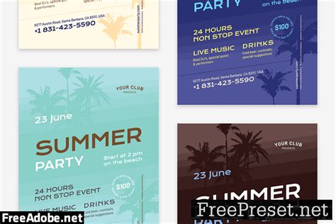 Summer Poster Template 3GPB7BG