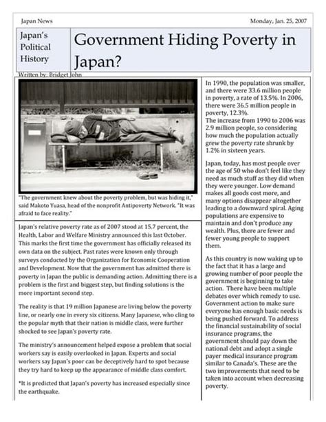 Japan's Political History