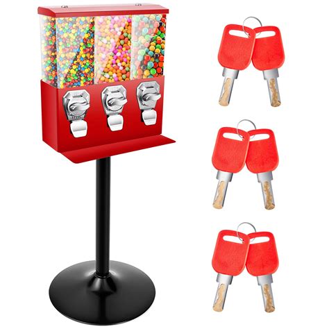 Buy Treela Commercial Candy Vending Machine with Stand, Gumball Vending Machine for Business ...
