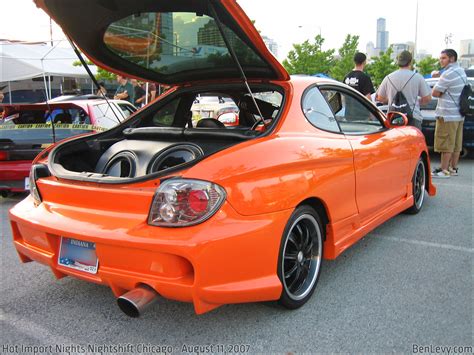 Orange Hyundai Tiburon - BenLevy.com