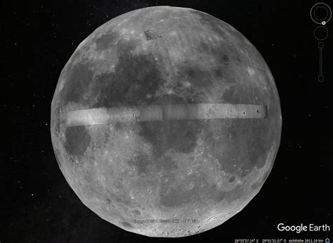 artificial satellite - Stripe of high def imagery on Google Moon - Space Exploration Stack Exchange