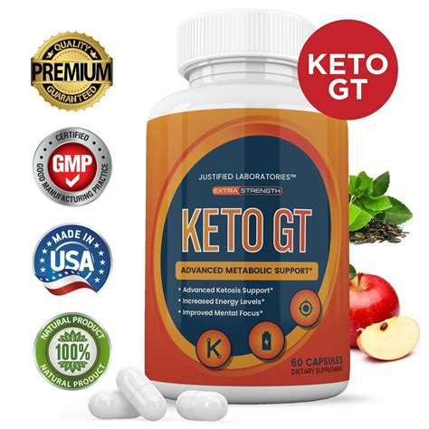 Keto GT Advanced Ketogenic Pills Supplement Includes goBHB Exogenous ...