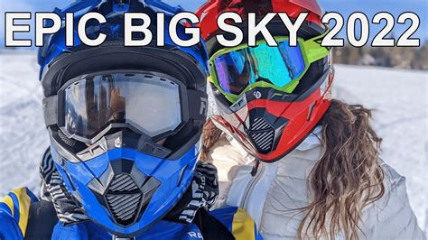 Epic Big Sky Snowboarding and Skiing 2022 - YouTube