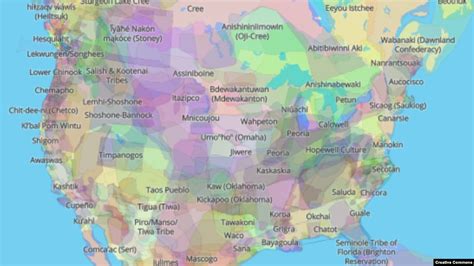 Native American Reservations Map