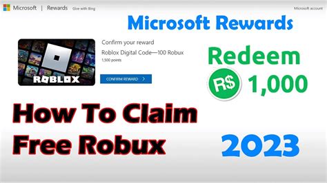 How to claim Robux from Microsoft rewards (Roblox) - YouTube