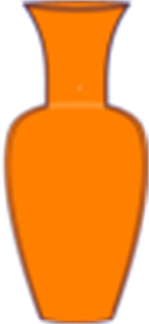 Orange Vase Clip Art at Clker.com - vector clip art online, royalty ...