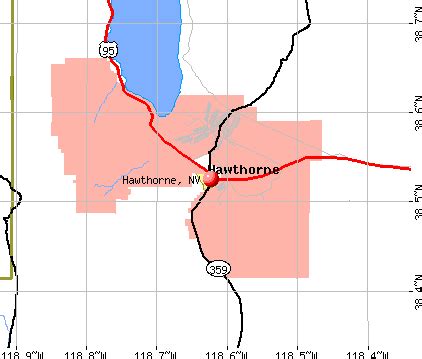 Hawthorne, Nevada (NV 89415) profile: population, maps, real estate ...