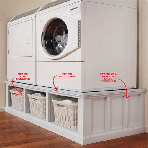 How to Build a Laundry Room Pedestal | The Family Handyman