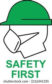 Safety First Icon Vector Illustration Stock Vector (Royalty Free) 2216341335 | Shutterstock