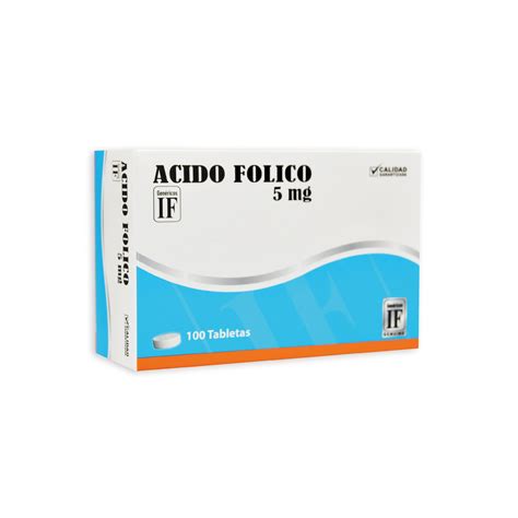 ACIDO FOLICO 5 mg IF – Ibero Fármacos