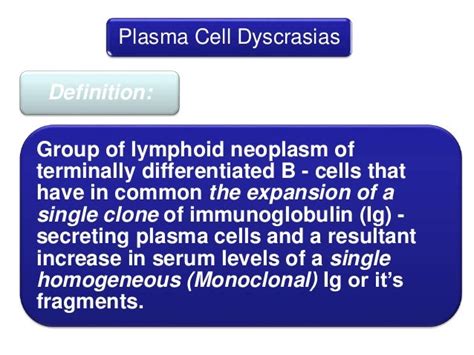 Plasma Cell Disorders