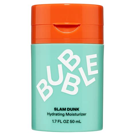 Bubble Skincare Slam Dunk Hydrating Moisturizer, For Normal to Dry Skin, 1.7 FL OZ / 50mL ...