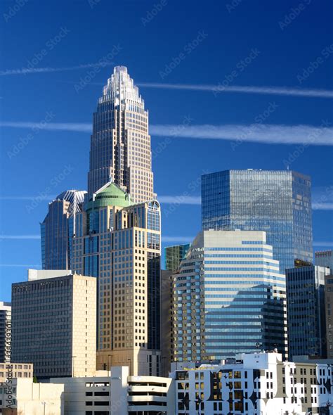 Uptown Charlotte Stock Photo | Adobe Stock