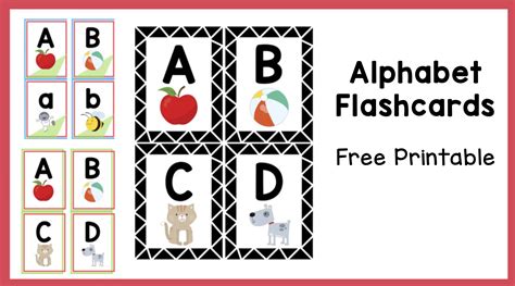 Coloring Alphabet Flashcards - Coloring Pages