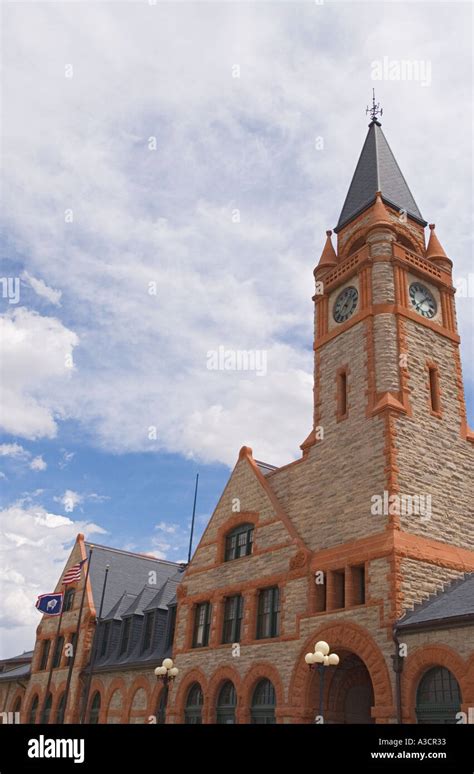 Wyoming Cheyenne Historic Union Pacific Depot Stock Photo - Alamy