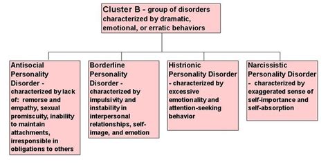 cluster B personality disorders | Psychology | Pinterest