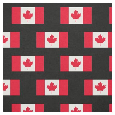 Classic Canada Flag Fabric | Zazzle