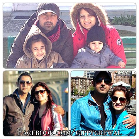 Gippy Grewal With Wife and Kids - Family Picture