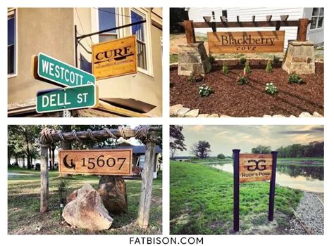 Outdoor Signs | Custom Wood Signs | Fat Bison Workshop