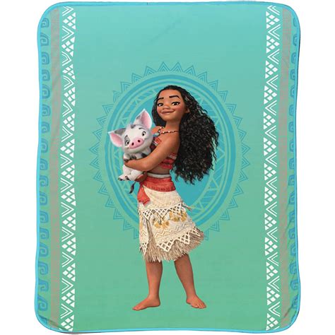 Disney Moana 46" x 60" Super Soft Plush Throw (non-personalized) – Kishkesh