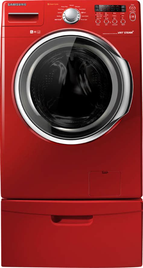 Samsung WF331ANR 27 Inch Front-Load Washer with 3.7 cu. ft. Capacity, 11 Wash Cycles, 4 Options ...