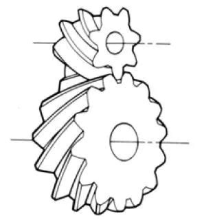 Helical Gear Drawing