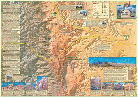 Red Rock Canyon Adventure Guide Map – Franko Maps