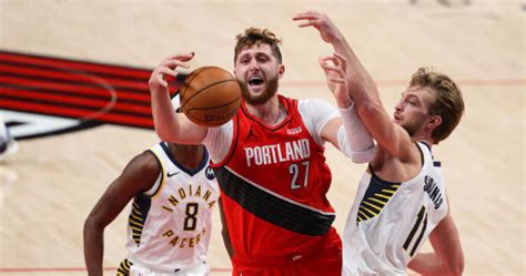 Blazers' Jusuf Nurkic Exits vs. Pacers with Wrist Injury Diagnosed as ...