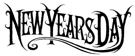 New Year's Day Band Logo New Years Day Band, Logo Outline, Hd Wallpapers For Pc, Church Logo ...