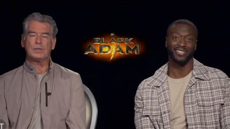 Black Adam cast members share the behind-the-scenes of the new action ...