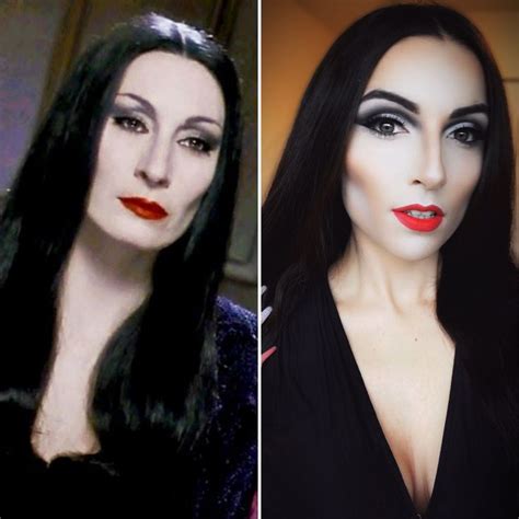 Morticia Addams Halloween Makeup | Halloween makeup, Morticia addams ...