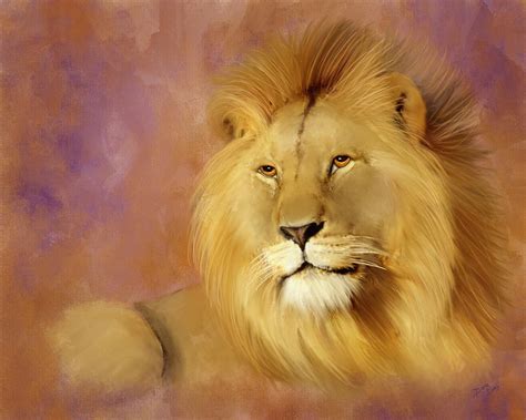 Lion Of Judah Painting - Lion Of Judah Fine Art Print