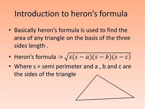 PPT - Heron’s formula PowerPoint Presentation, free download - ID:1033929