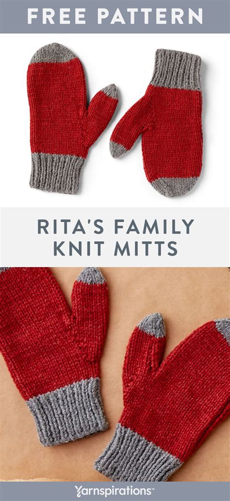 Free knit pattern using Red Heart Super Saver yarn. Free Rita’s Family ...