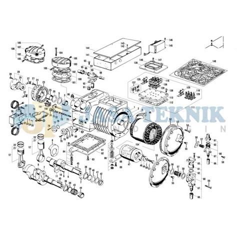 Bitzer Semi Hermetic 2 Stage Compressor Spare Parts - JasaTeknik