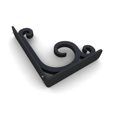 Wrought Iron Shelf Bracket 3D Model - TurboSquid 1613564