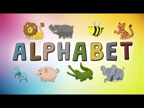 ABC LEARNING: Kids learning the Animal Alphabet - Alphabet Animals Letters + Alphabet Song - YouTube