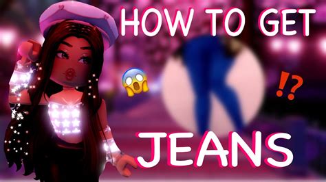 HOW TO GET JEANS IN ROYALE HIGH BY DOING THIS SIMPLE TRICK|| Royale ...