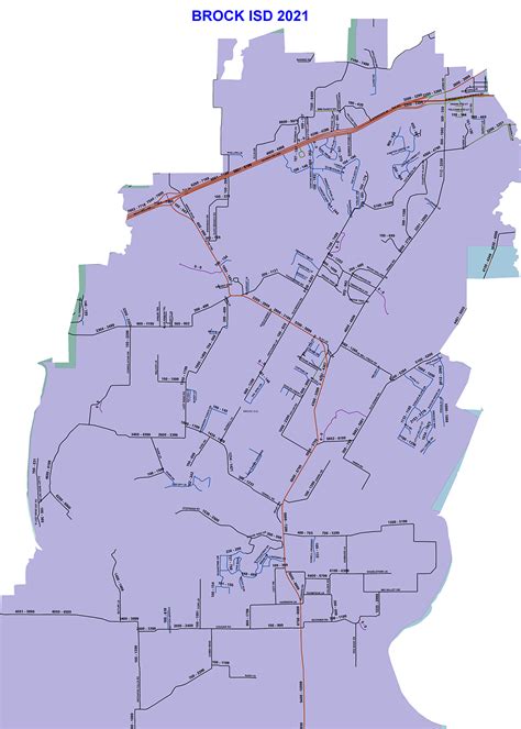 District Map - District Info - Brock Independent School District