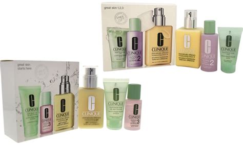 Up To 6% Off on Clinique 3-Step Skin Care System | Groupon Goods