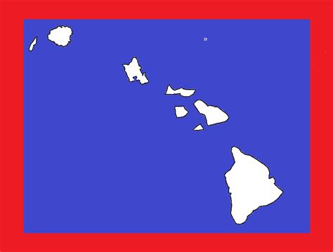 Hawaii Blank Outline Map Large Printable And Standard - vrogue.co