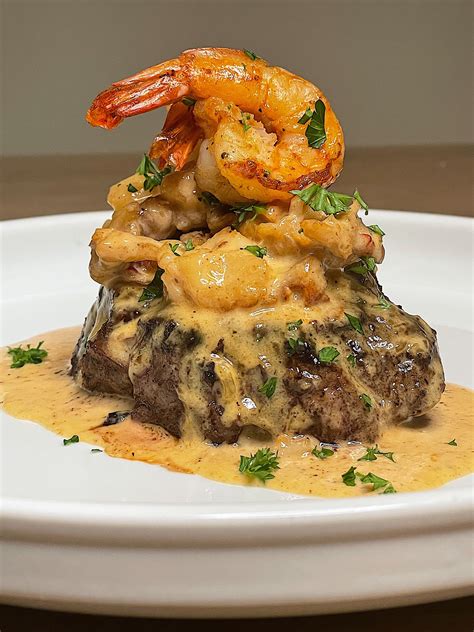 Steak w/Shrimp & Lobster Sauce | Recipe Cart