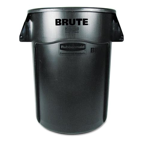 Rubbermaid Commercial Products Brute 44-Gallon Black Plastic Touchless Trash Can at Lowes.com